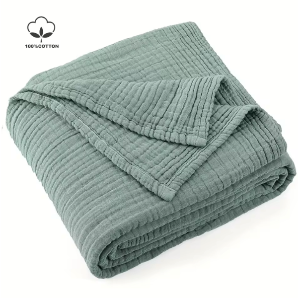 Cooling Cotton Muslin Blanket